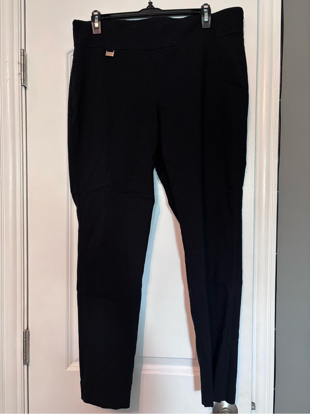 Alfani Black Womans Stretch Dress Pants Size 14W